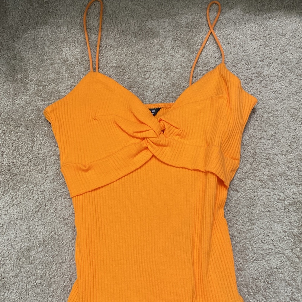 Orange bodysuit